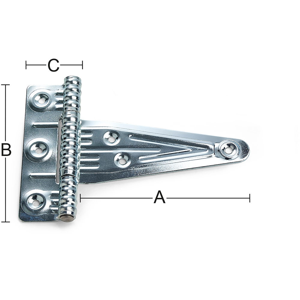 T-Hengsel Habo 715 AxBxC: 150x125x54 Mm