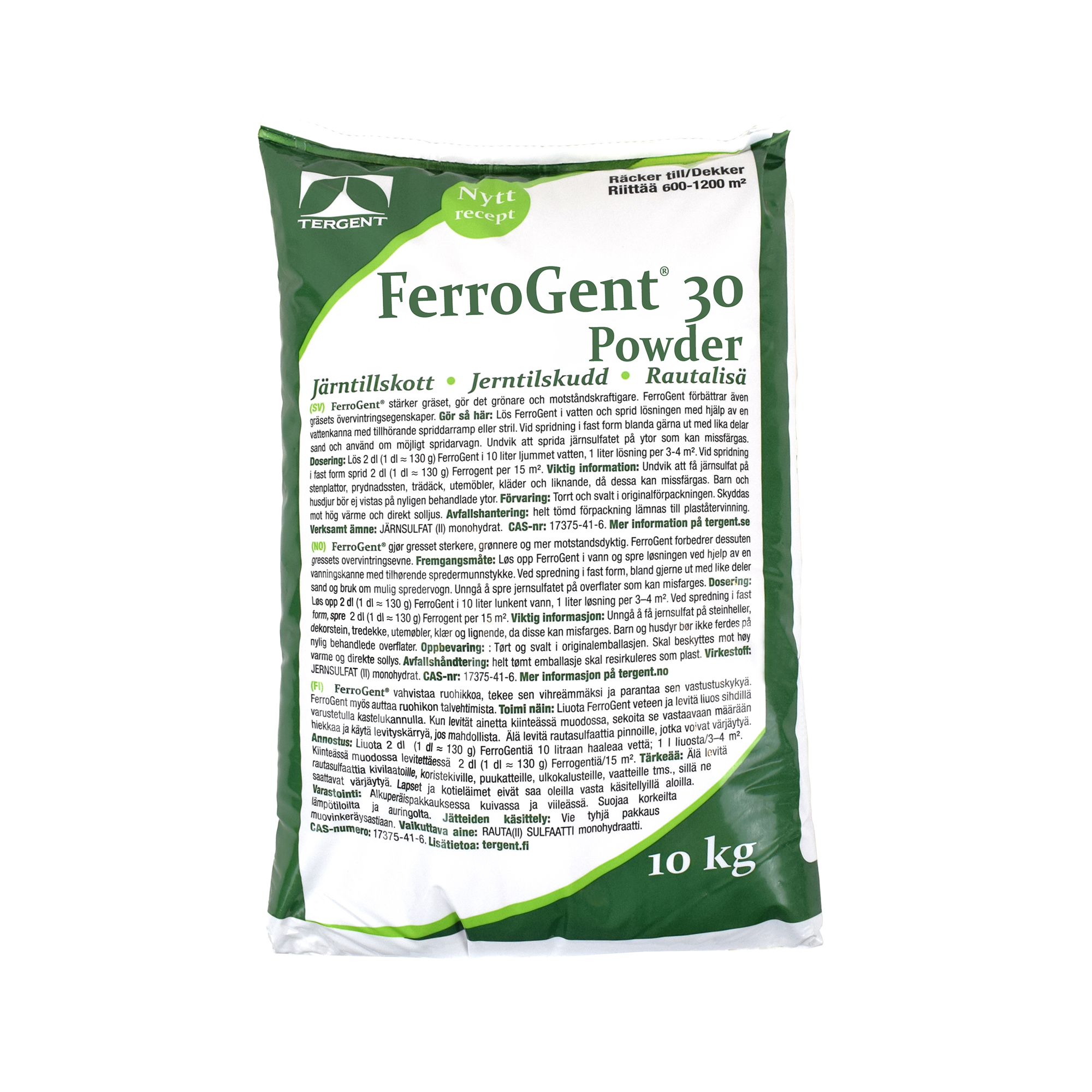 Jernsupplement Tergent Ferrogent Pulver 10 kg