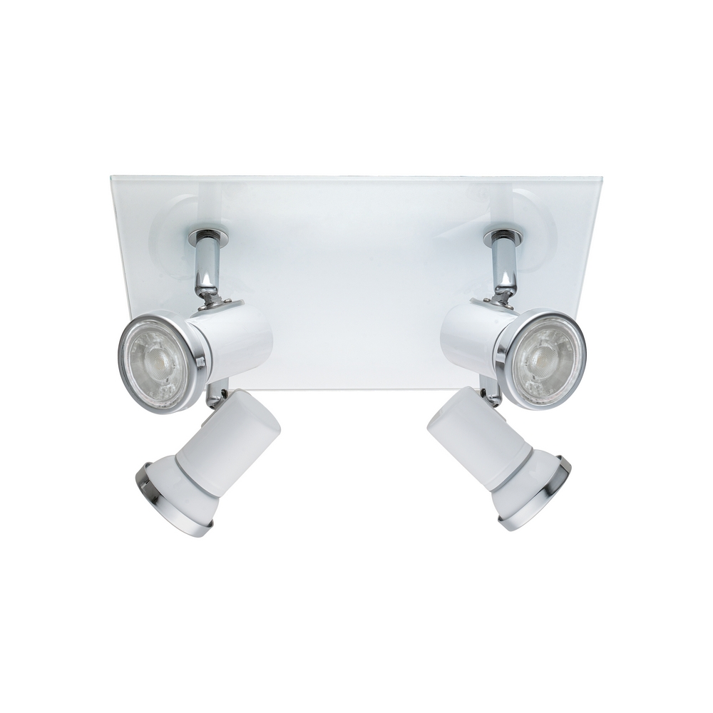 Taklampe Eglo Tamara 4L Hvit/Krom