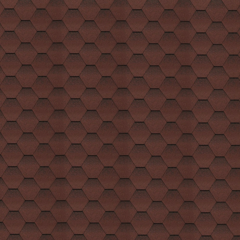 Takshingel Kerabit Model K Shingel Model K röd/svart :3m²/pkt