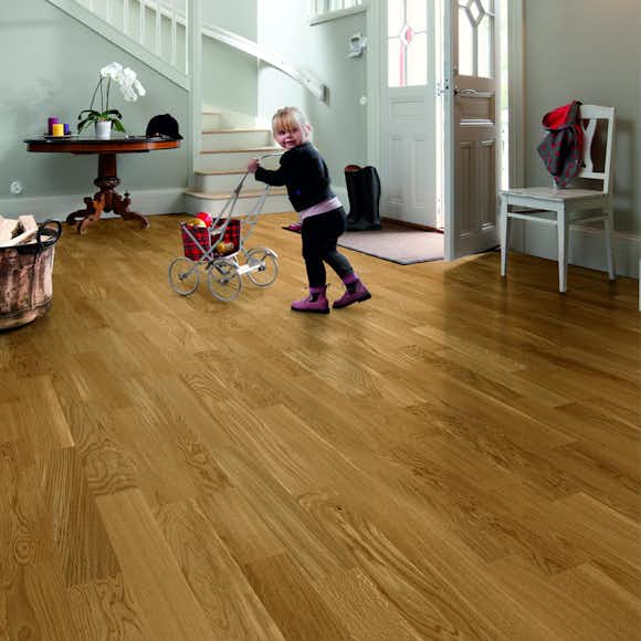 Trägolv Tarkett Pure Ek Nature DuoPlank, Mattlackat 2-Stav Parkettgolv