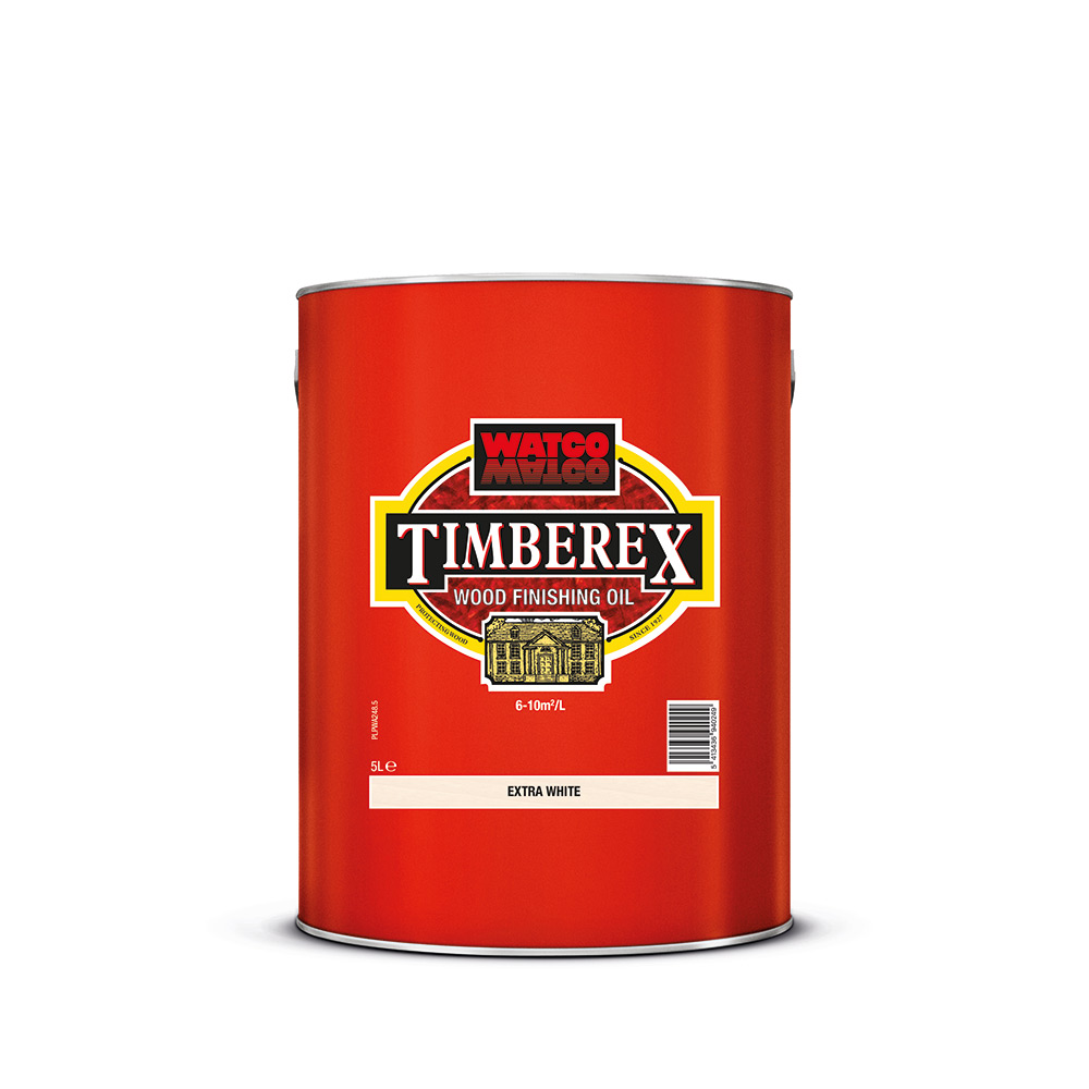 Träolja Timberex Extra White 5 l