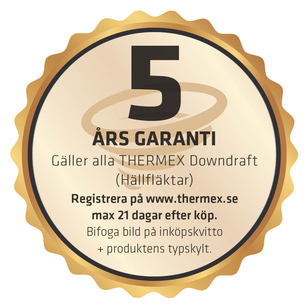 Induksjonstopp med Kjøkkenvifte Thermex Typhoon