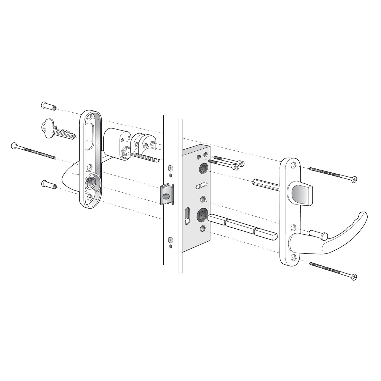 Tillbehör Traryd Fönsterdörrar Spärrvred Insida Förb Cylinder Utsida