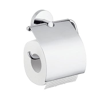 Toalettpappershållare Hansgrohe Logis med Lock