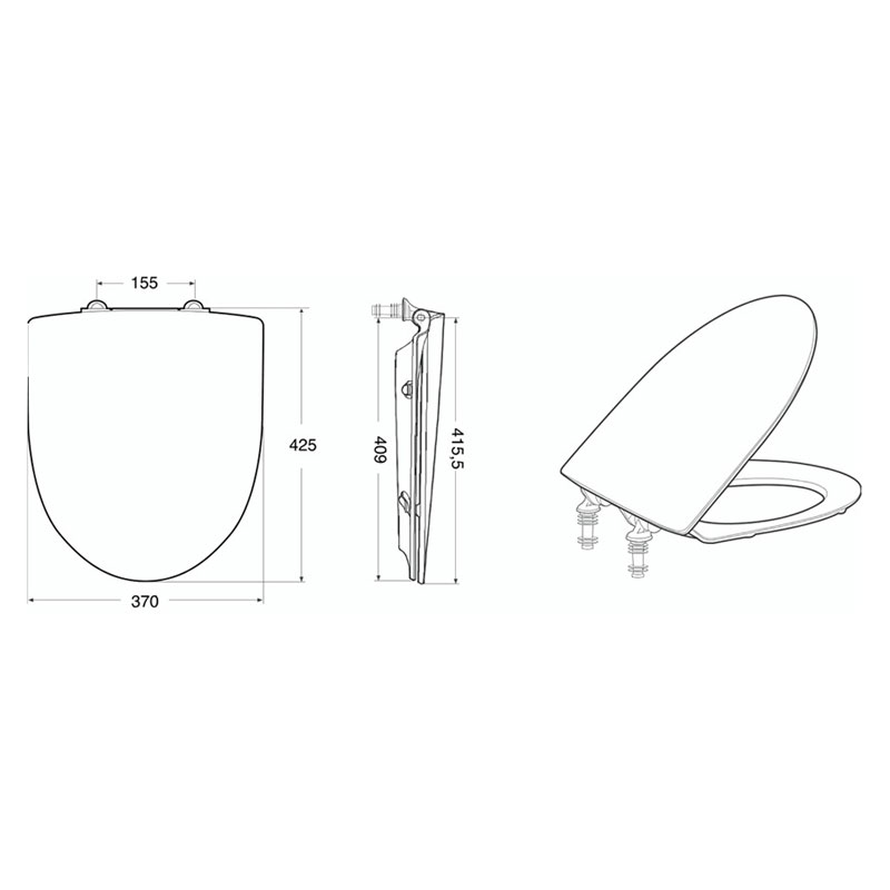 Toalettsits Ifö Spira