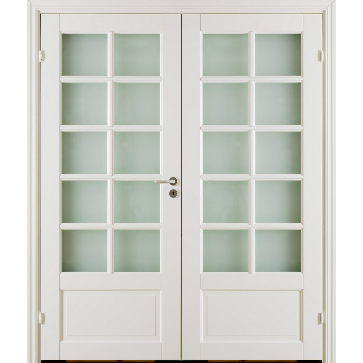 Tofløyet Dør Bygg1 Odin FW Hvit Glass