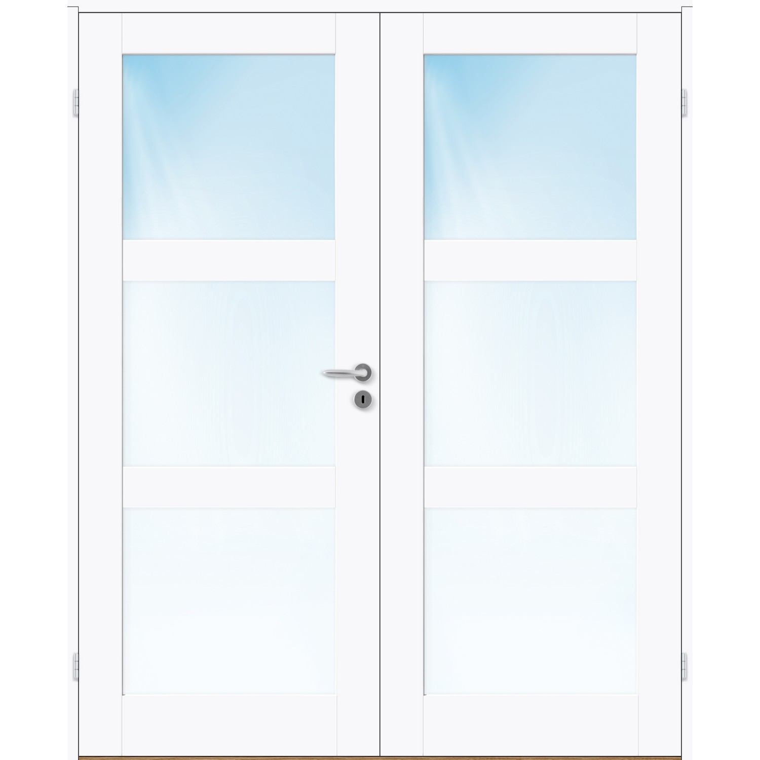 Tofløyet Dør Bygg1 Stil 3 Glass