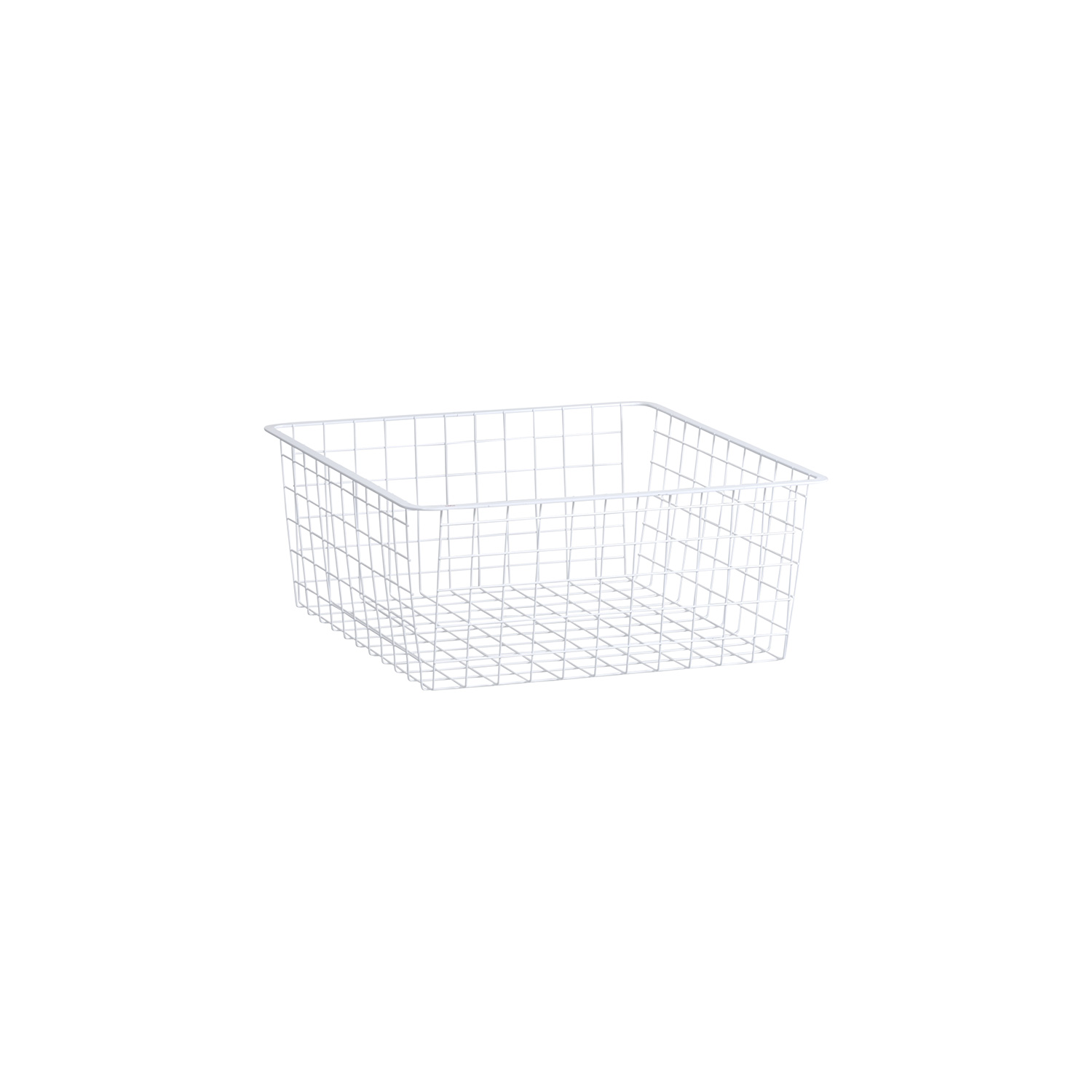 Trådback Elfa Mini 45 Mått 427 x 427 x 185 mm. Vit.