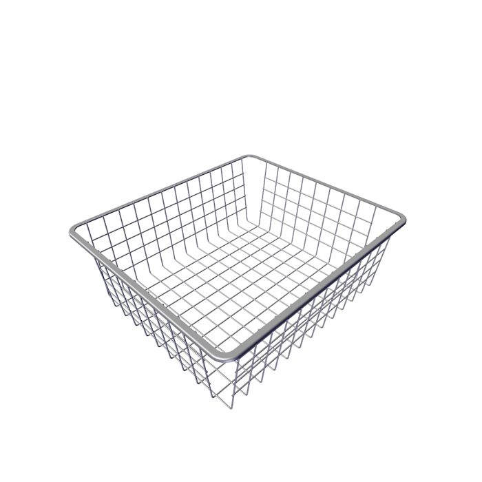 Trådback till 50-garderob Pelly System 50 b 436 x 494 x 175, Vit