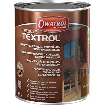 Treolje Owatrol Textrol med Farge