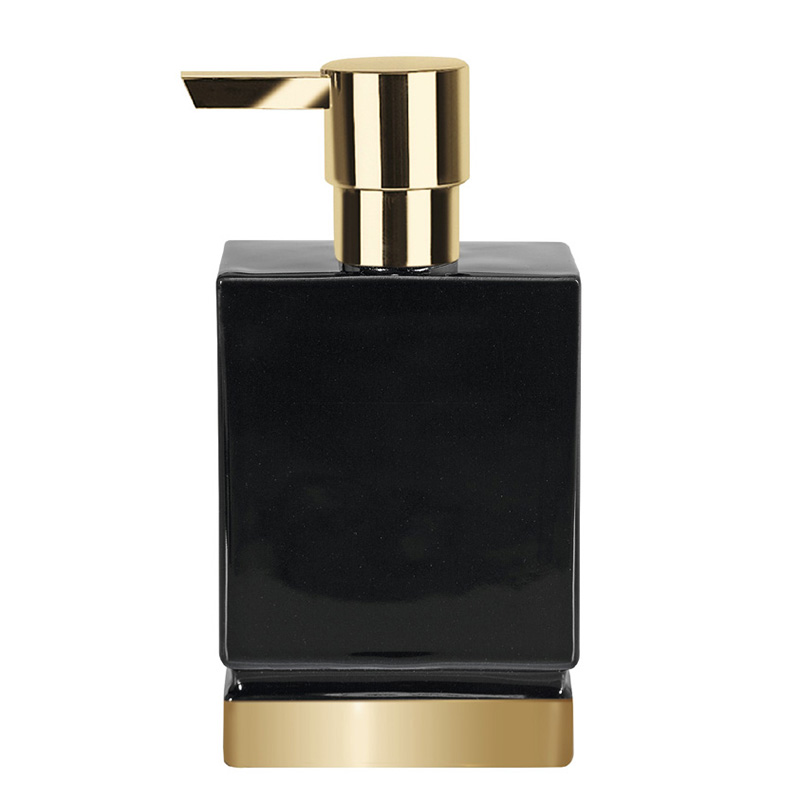 Tvåldispenser Spirella Roma Svart/Guld