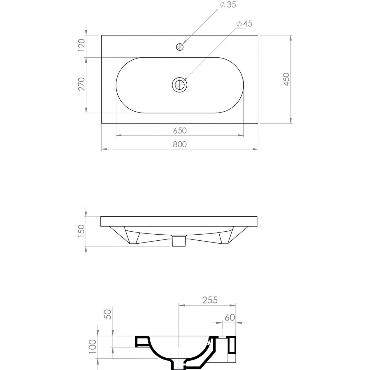 Tvättställ Ballingslöv Curve