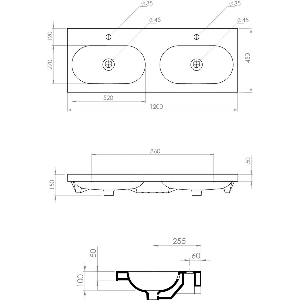 Tvättställ Ballingslöv Curve