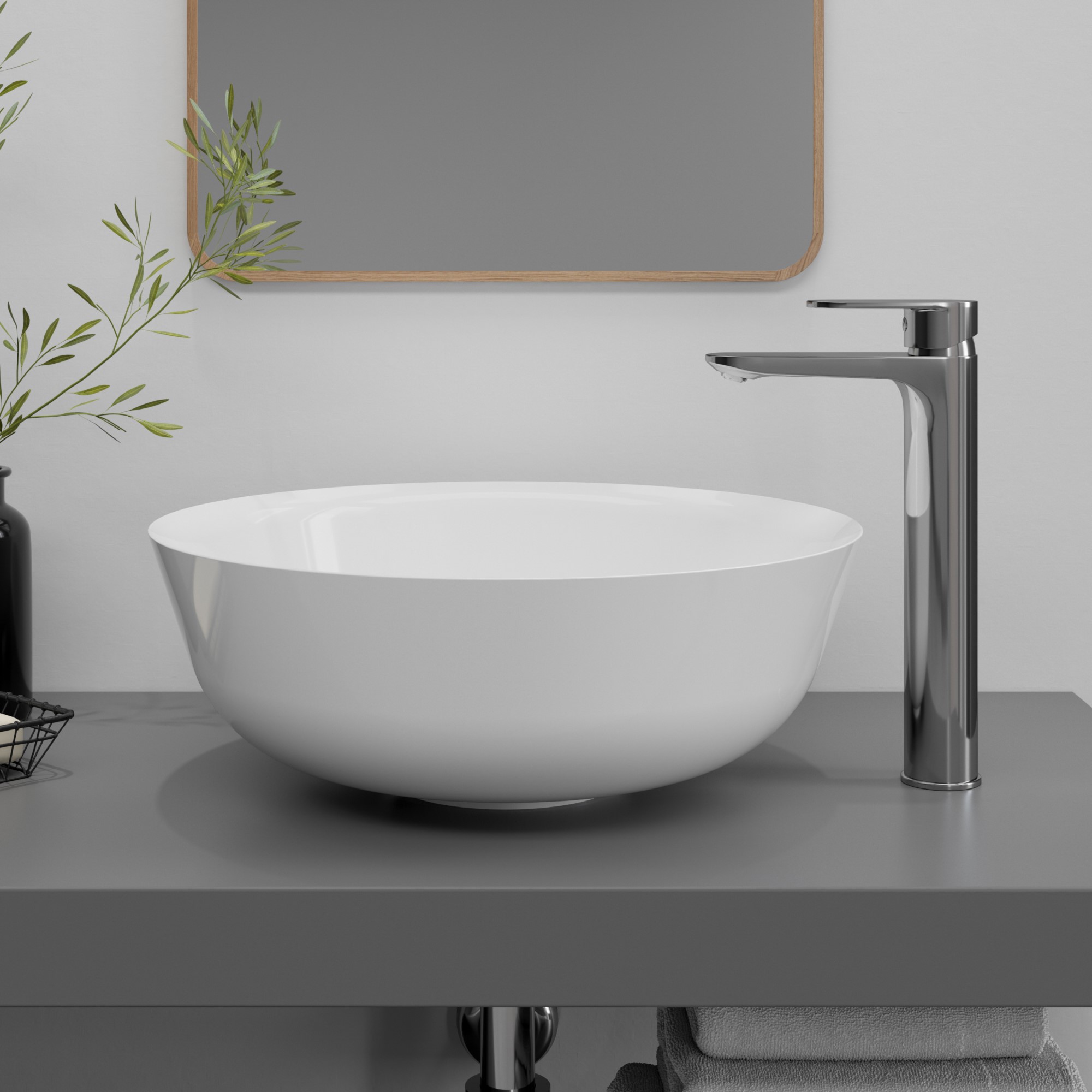 Servant Bathlife Tålig Rund