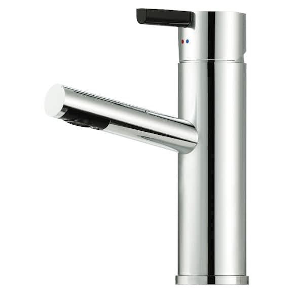 tvättställsblandare mora rexx b5 krom/svart