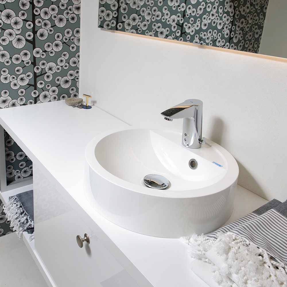 Servantbatteri Oras Cubista Berøringsfri