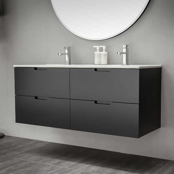 tvättställskåp bathlife glädje svart