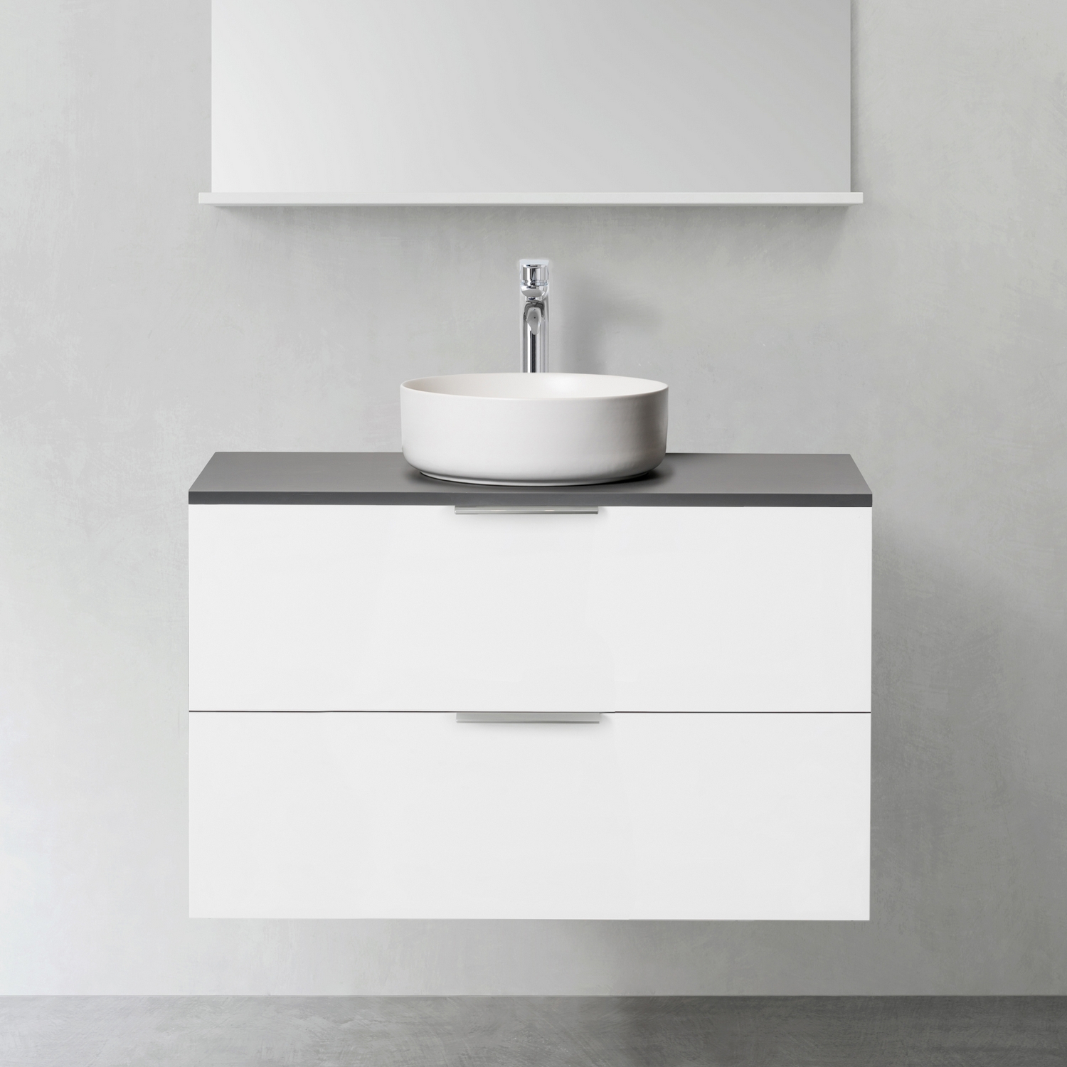 Tvättställsskåp Hafa Shape utan Tvättställ