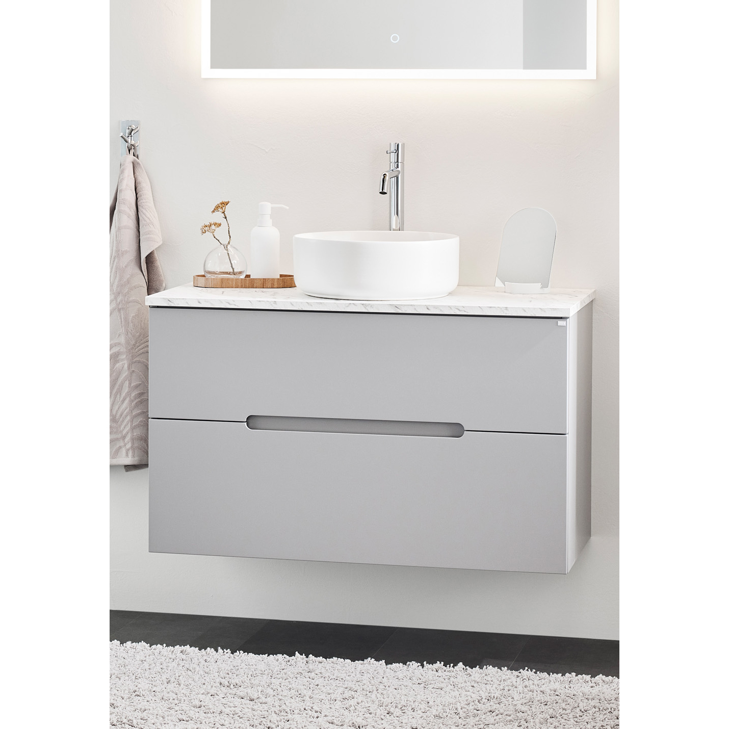 Tvättställsskåp Hafa Sun utan Tvättställ