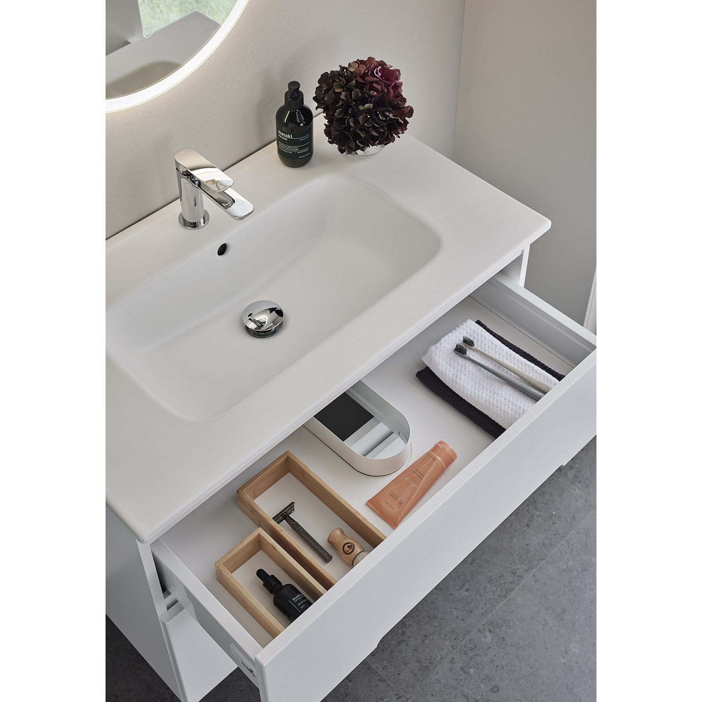 Tvättställsskåp Hafa Sun utan Tvättställ