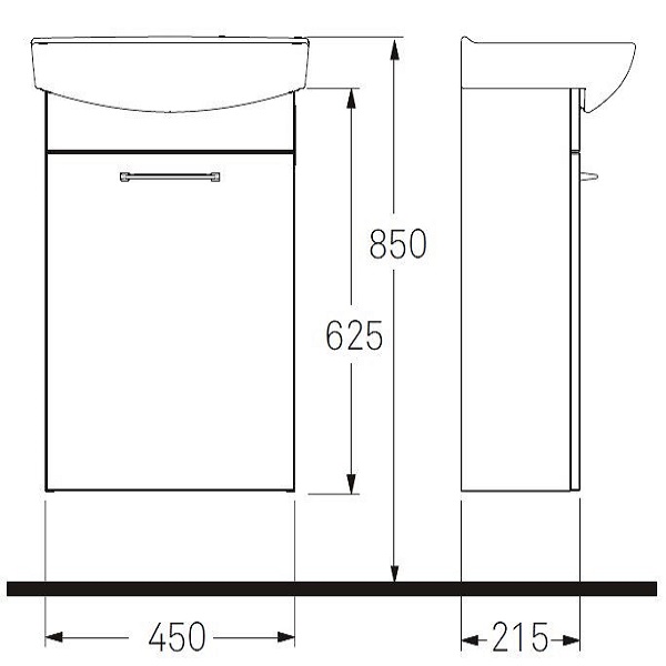 Servantskap Ifö Spira 500