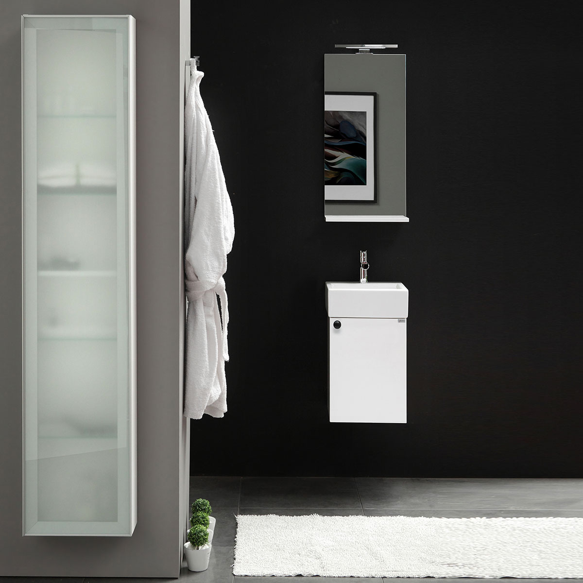 Tvättställsskåp 4AQUA Minimal Med 1 Lucka