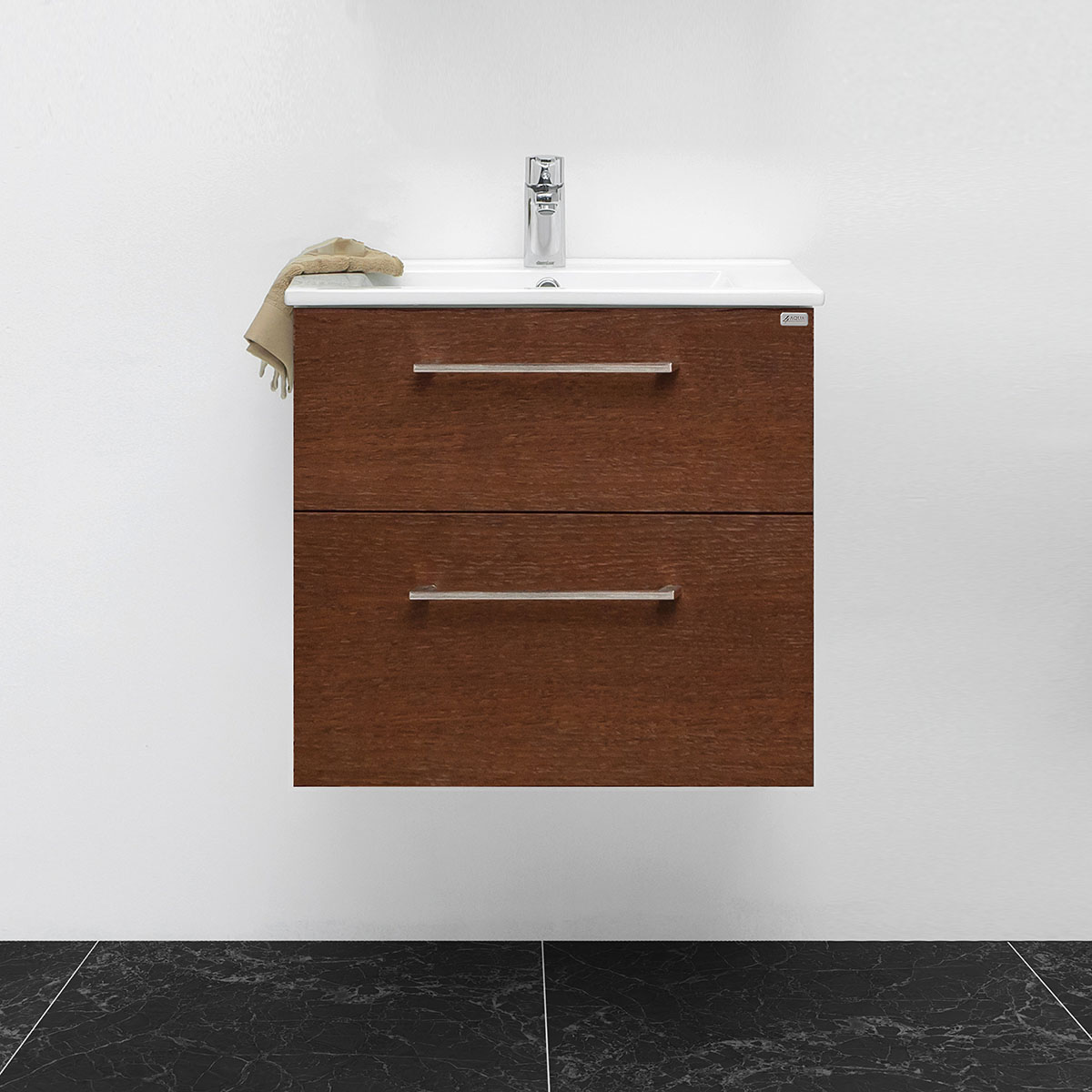 Tvättställsskåp 4AQUA Slim H Med 2 Lådor | badrum - badrumsmobler - tvattstallsskap-och-kommod | KakelKungen