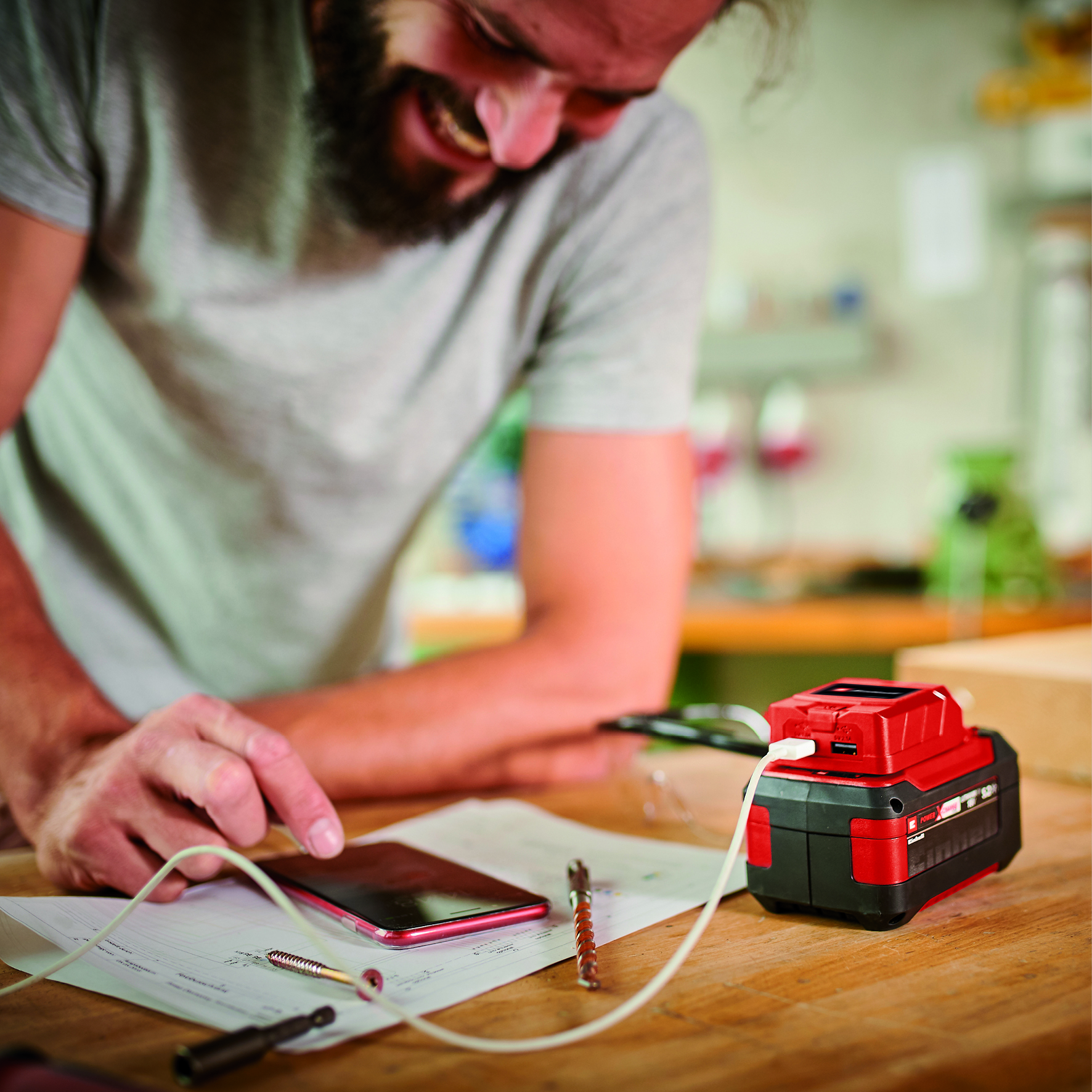 USB Laddadapter Einhell TE-CP 18 Li Solo