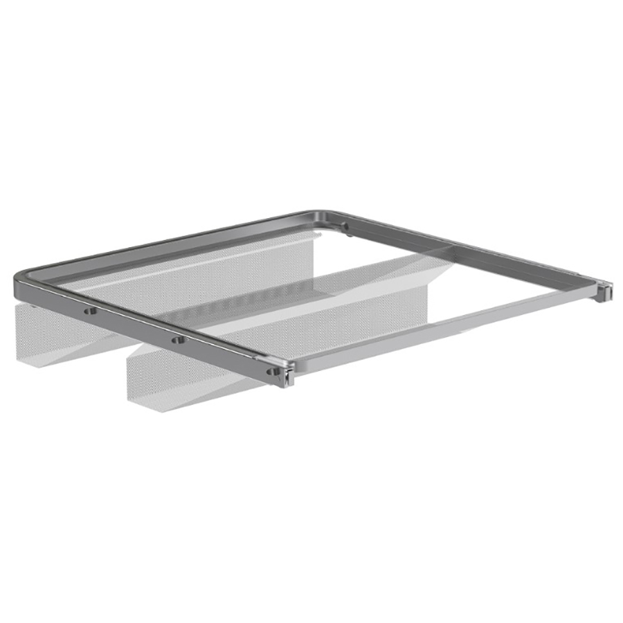 Skohylle Uttrekkbar Elfa Mesh 45 Platinum