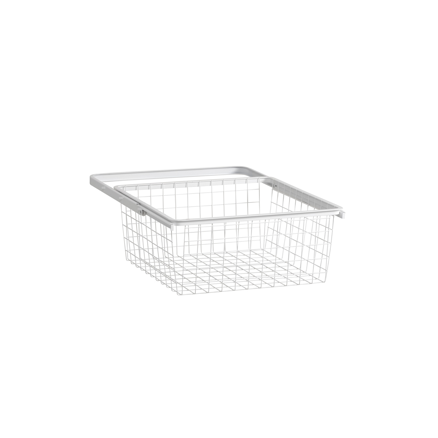 Trådkurv Uttrekkbar Elfa 45 BxDxH 449x430x185 mm, Hvit