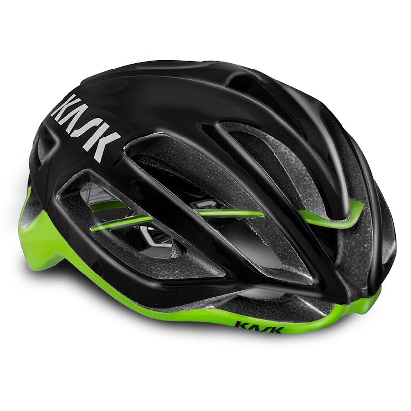 Sykkelhjelm Kask Protone Svart/Lime, S