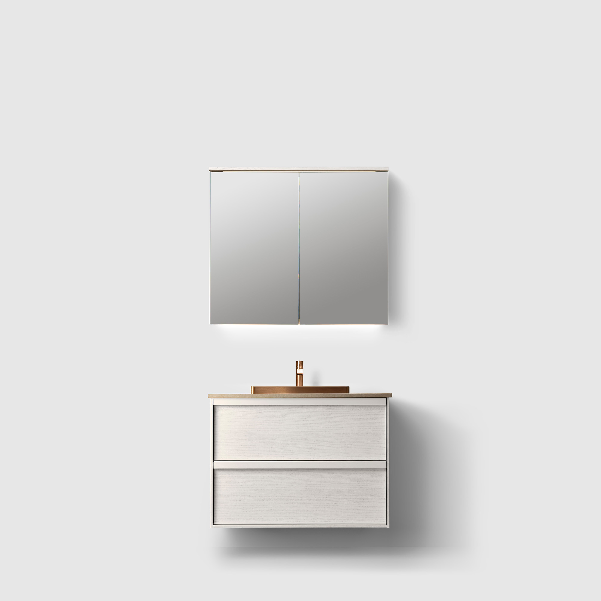 tvättställsskåp haven h2/80 med stenskiva och handfat