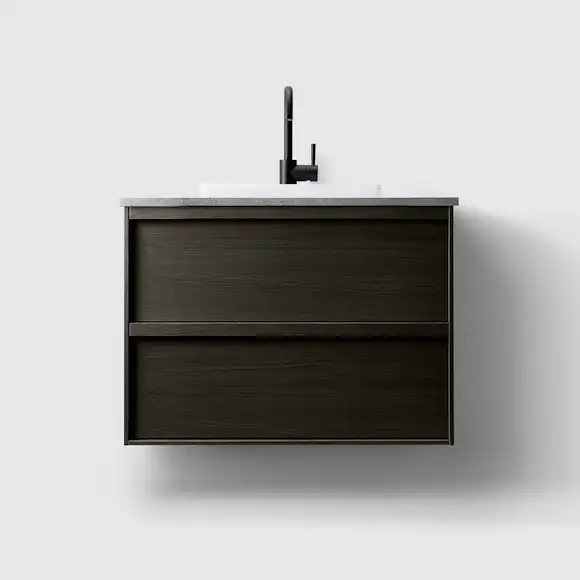 tvättställsskåp haven h2/80 med stenskiva och handfat