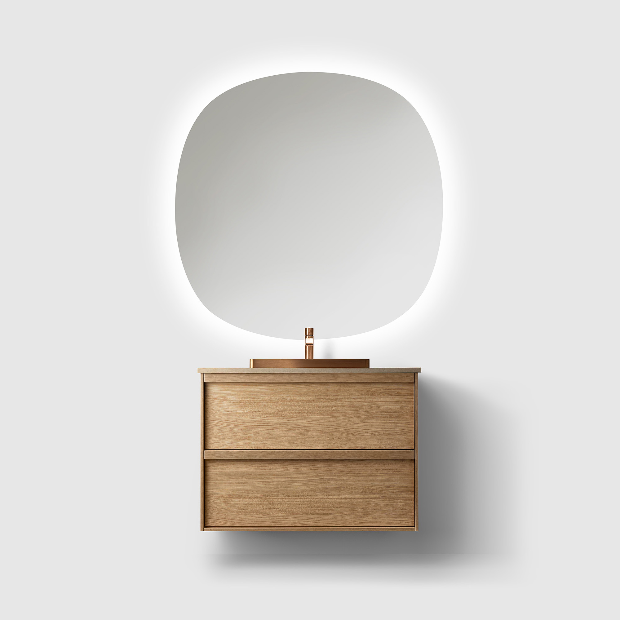 tvättställsskåp haven h2/80 med stenskiva och handfat