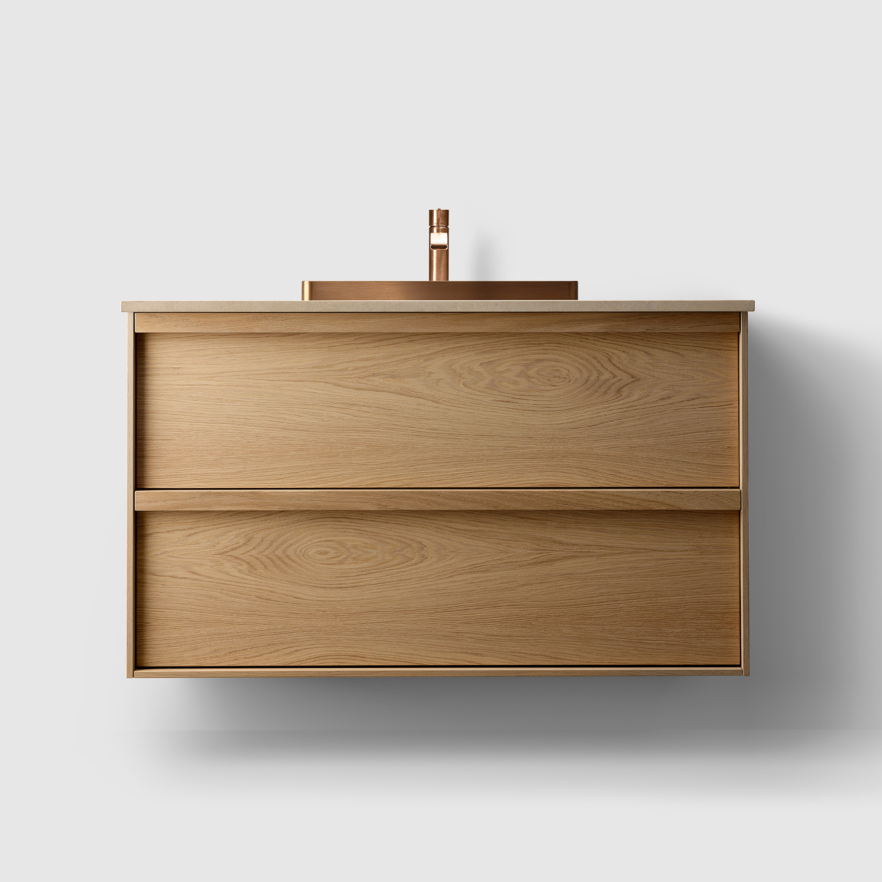 Tvättställsskåp Haven H2/100 med Stenskiva och Handfat | badrum - badrumsmobler - tvattstallsskap-och-kommod | KakelKungen