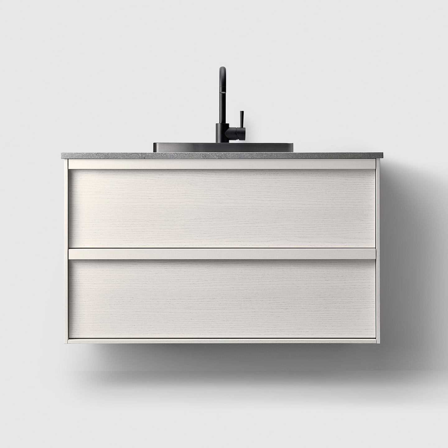 Tvättställsskåp Haven H2/100 med Stenskiva och Handfat | badrum - badrumsmobler - tvattstallsskap-och-kommod | KakelKungen