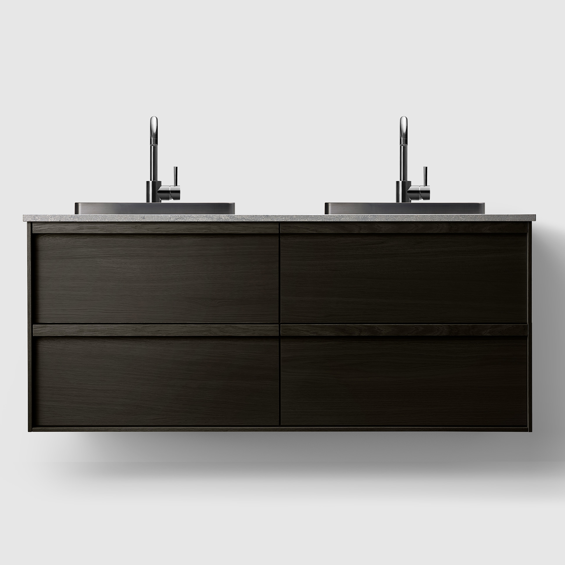 tvättställsskåp haven h2/140 med stenskiva och handfat