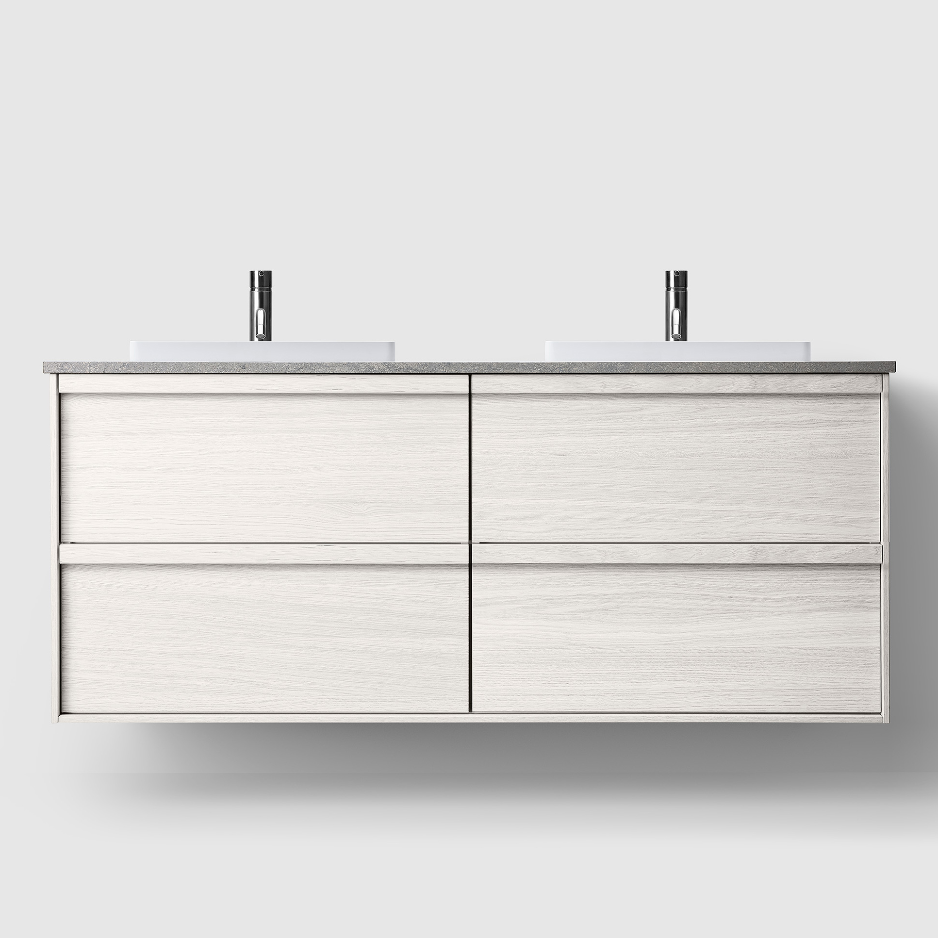 tvättställsskåp haven h2/140 med stenskiva och handfat