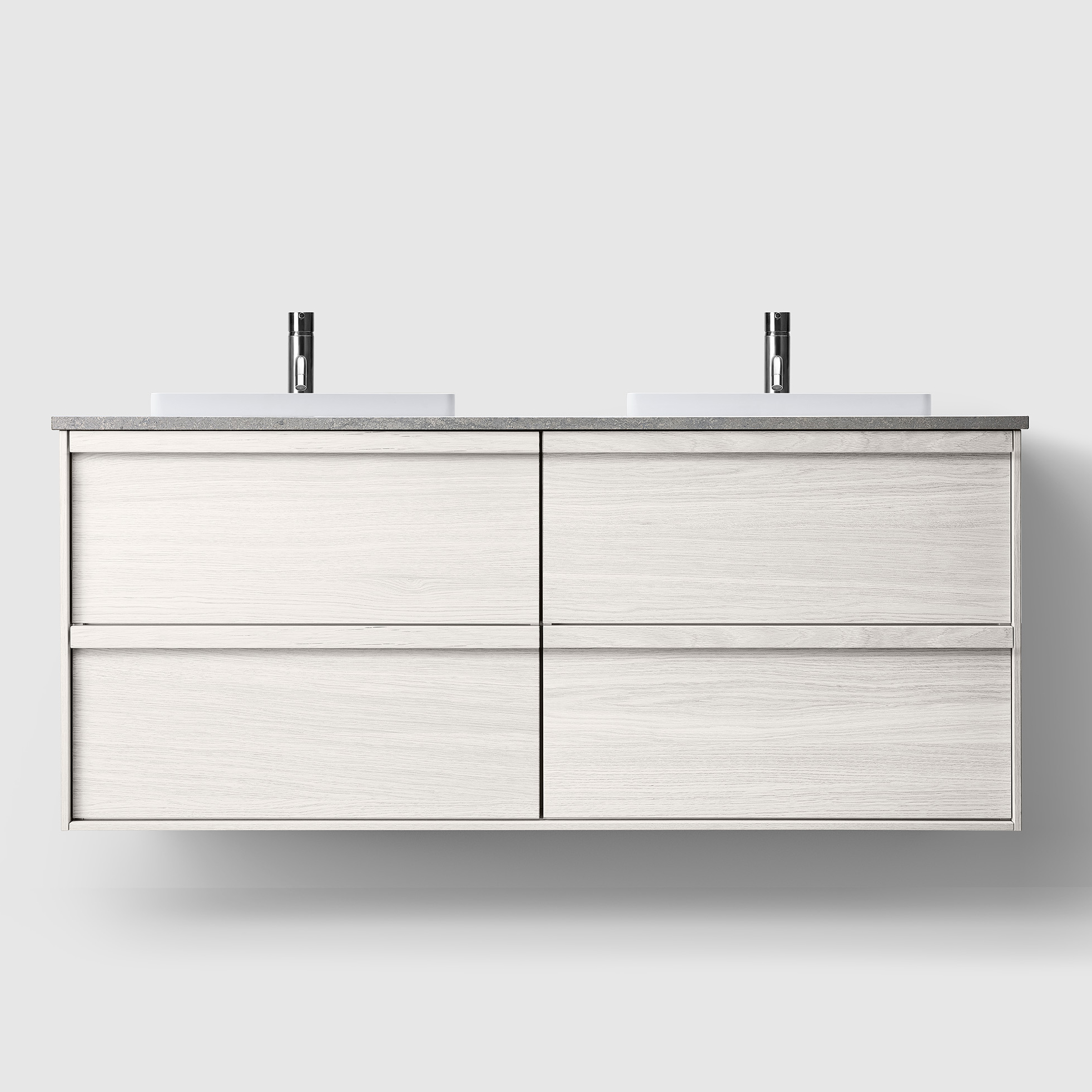 Tvättställsskåp Haven H2/140 med Stenskiva och Handfat | badrum - badrumsmobler - tvattstallsskap-och-kommod | KakelKungen