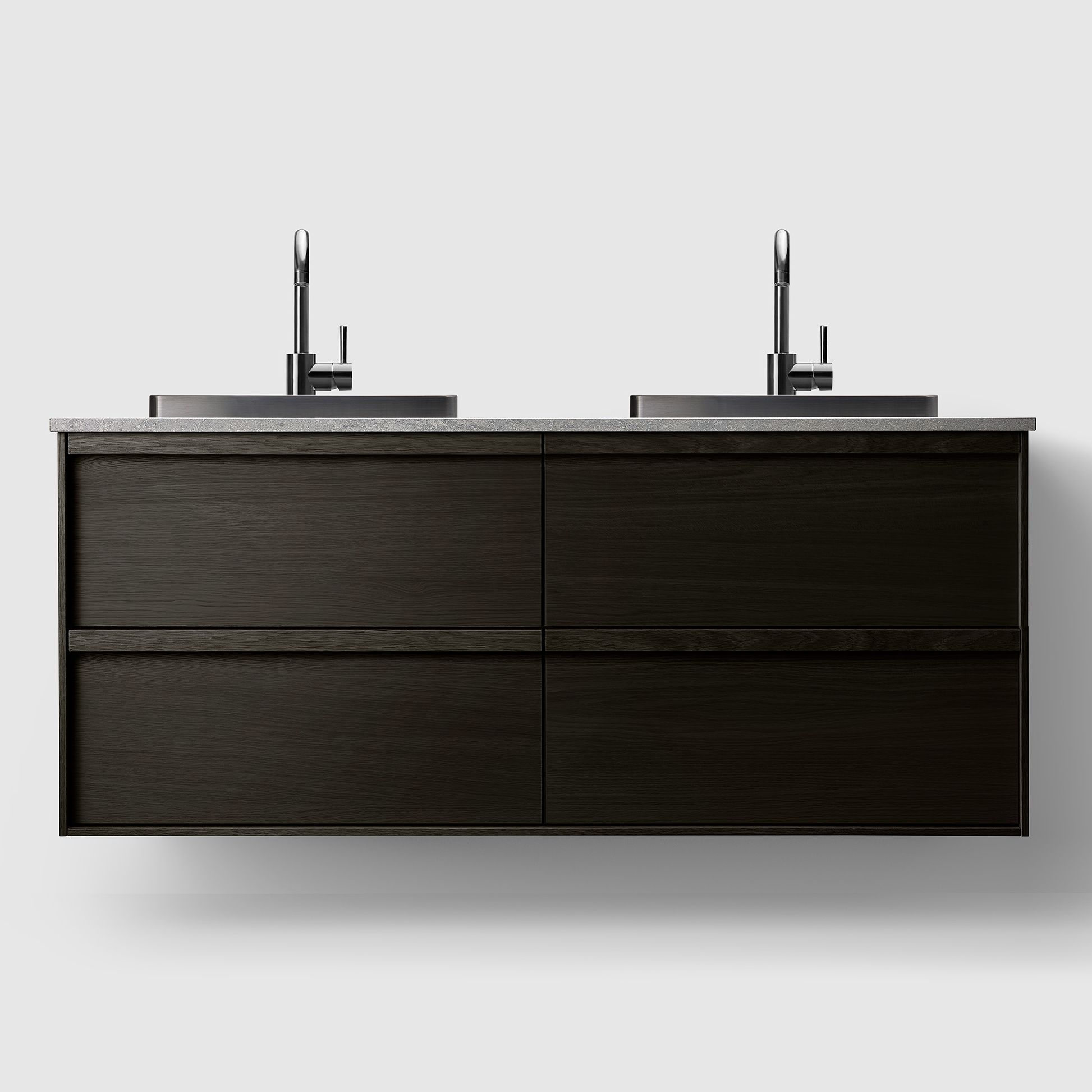 tvättställsskåp haven h2/140 med stenskiva och handfat