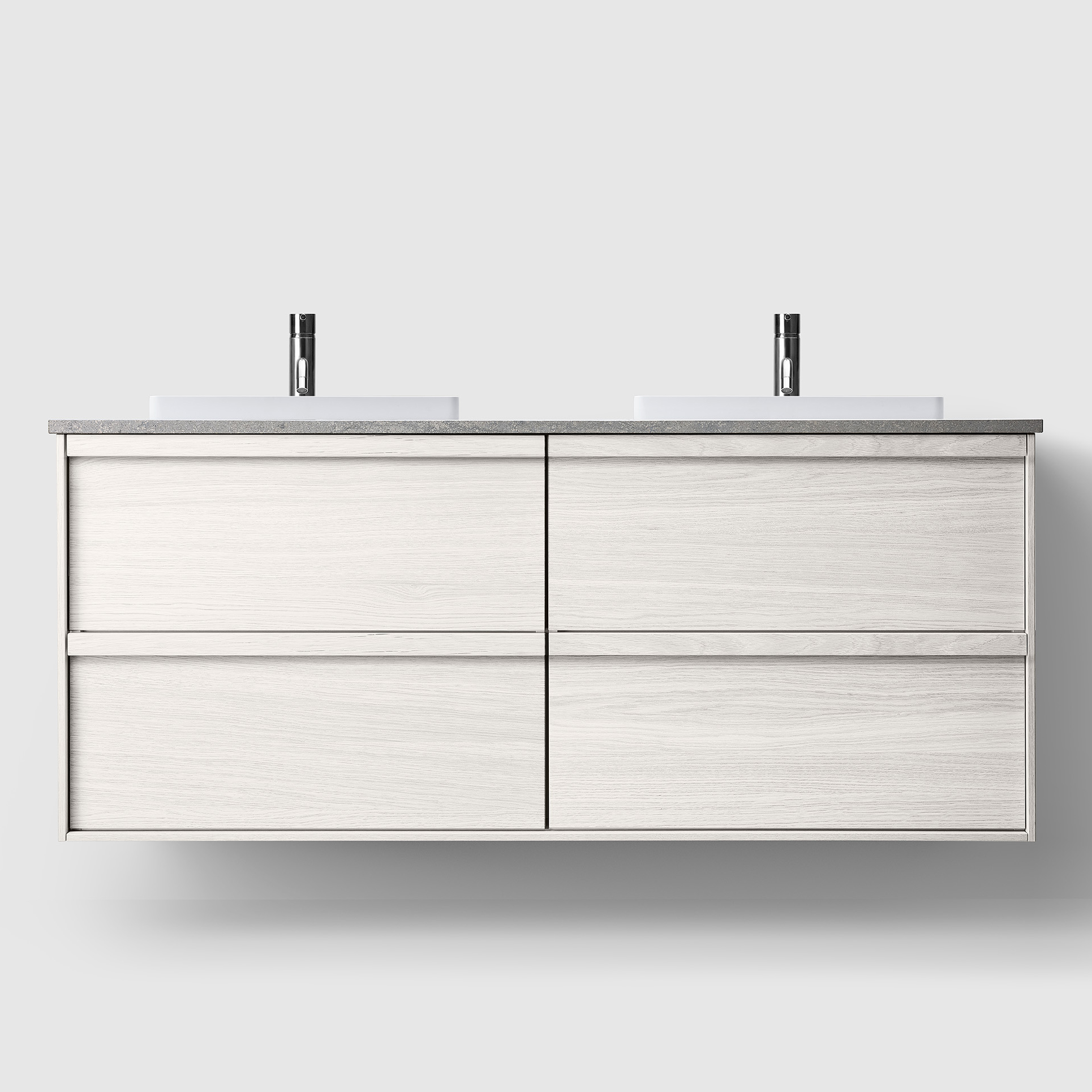 tvättställsskåp haven h2/140 med stenskiva och handfat