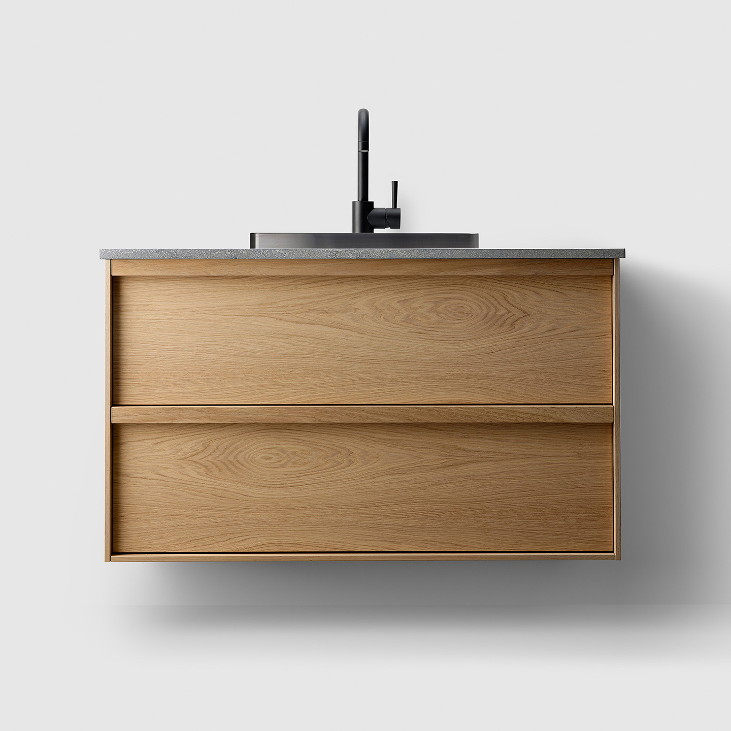 Tvättställsskåp Haven H2/100 med Stenskiva och Handfat | badrum - badrumsmobler - tvattstallsskap-och-kommod | KakelKungen