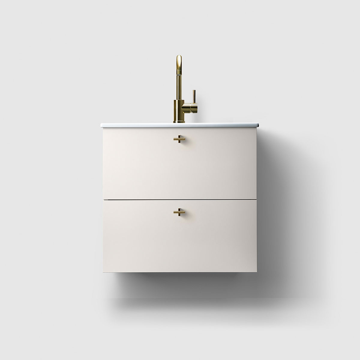 tvättställsskåp haven h3/60 slim med porslinshandfat