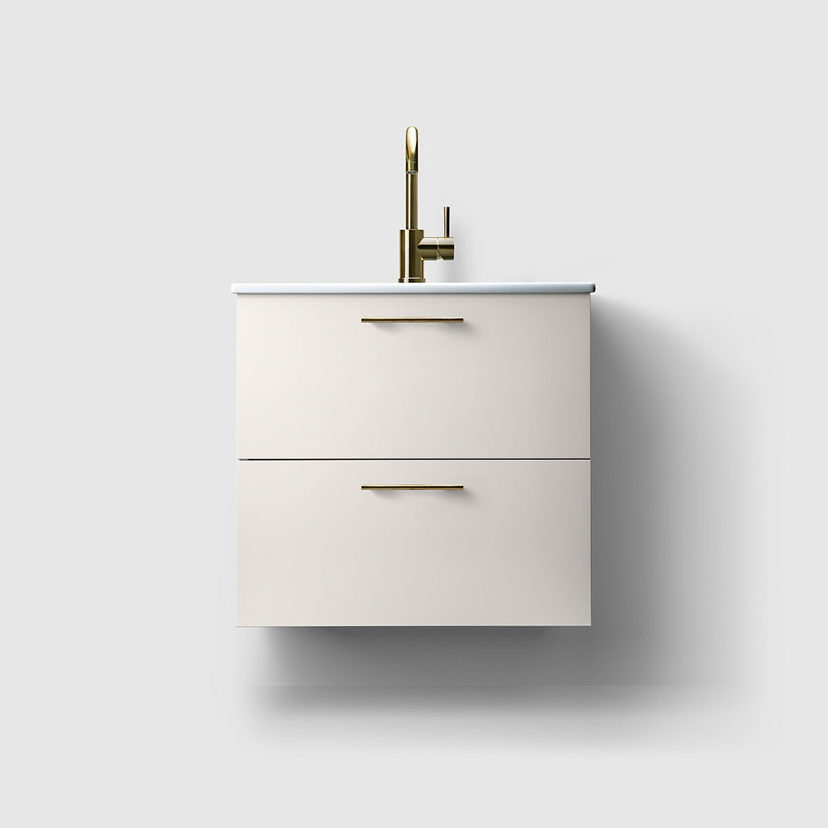 Tvättställsskåp Haven H3/60 Slim med Porslinshandfat | badrum - badrumsmobler - tvattstallsskap-och-kommod | KakelKungen