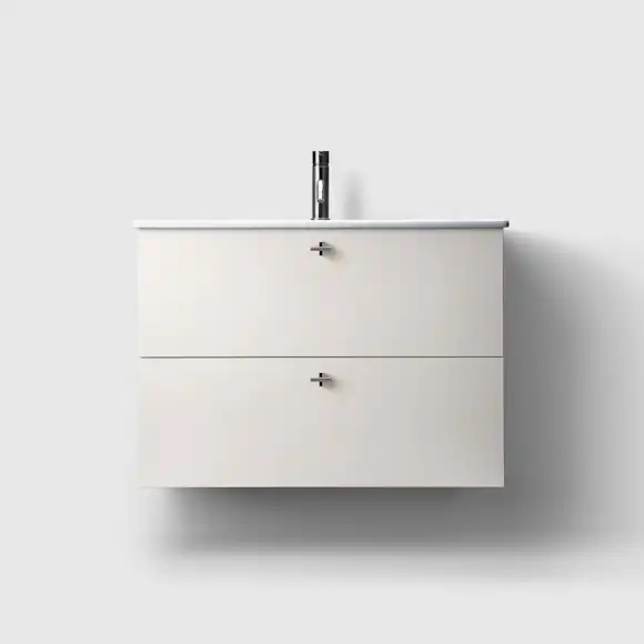 tvättställsskåp haven h3/80 slim med porslinshandfat