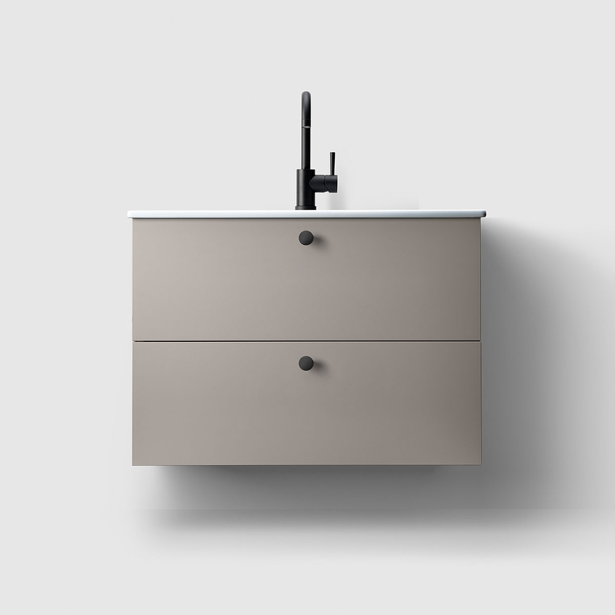 tvättställsskåp haven h3/80 slim med porslinshandfat