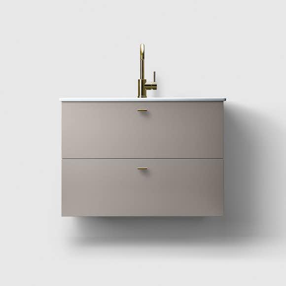 tvättställsskåp haven h3/80 slim med porslinshandfat