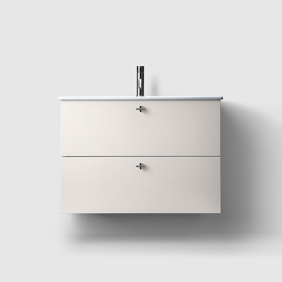 Tvättställsskåp Haven H3/80 med Porslinshandfat | badrum - badrumsmobler - tvattstallsskap-och-kommod | KakelKungen