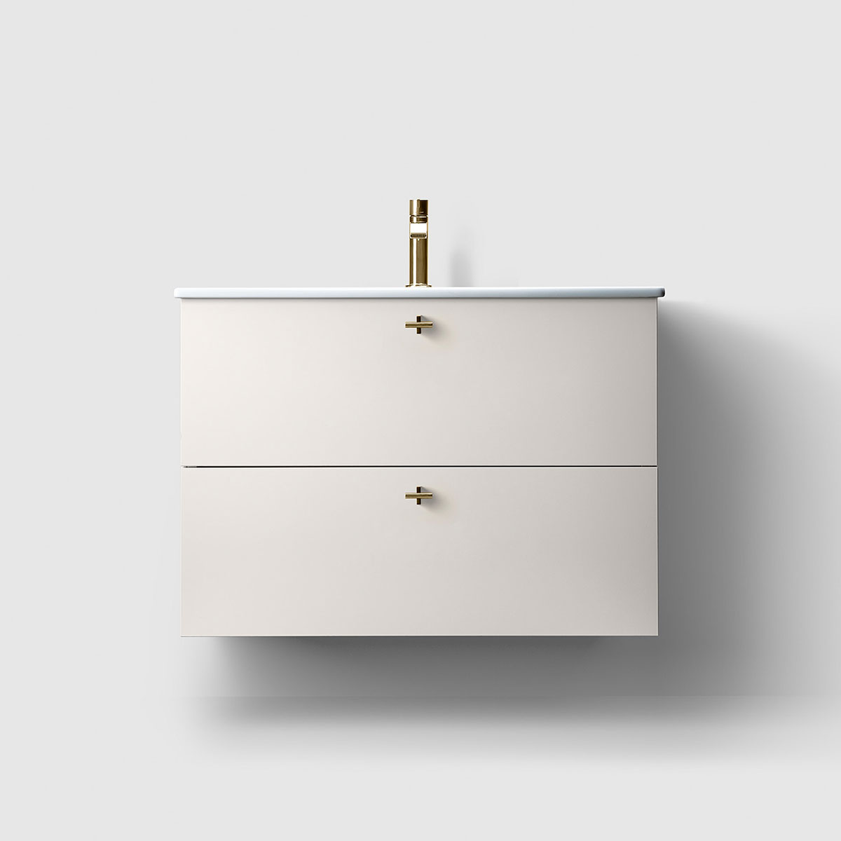 Tvättställsskåp Haven H3/80 med Porslinshandfat